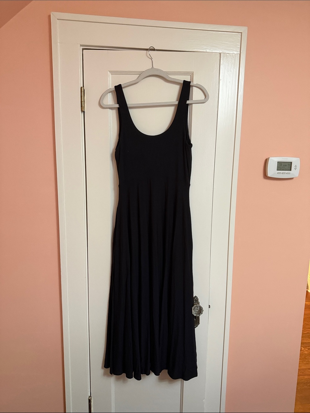 Athleta Black Scoop-Neck Maxi Dress